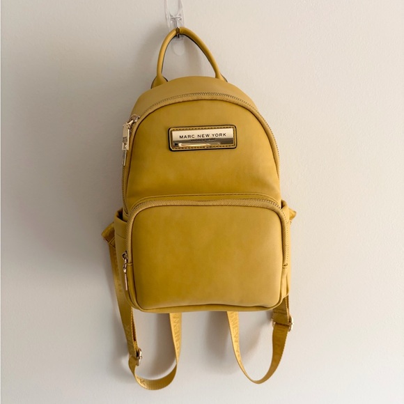 Marc New York Mustard Backpack - Picture 1 of 8